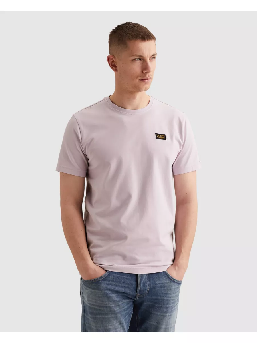 PME LEGEND-Short sleeve r-neck American Class-PTSS2602599-4203 Lavender frost-LAVENDEL
