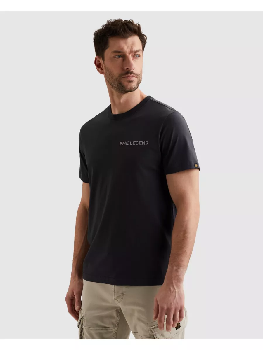 PME LEGEND-Short sleeve r-neck single jersey-PTSS2603571-5278 Graphite-ANTRACIET