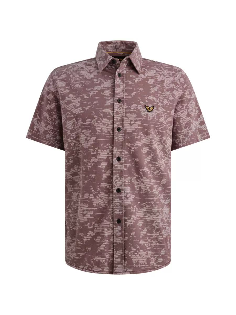 PME LEGEND-Short Sleeve Shirt Aop On Jersey P-PSIS2603254-4323 Moonscape-LICHT-/PAREL GRIJS