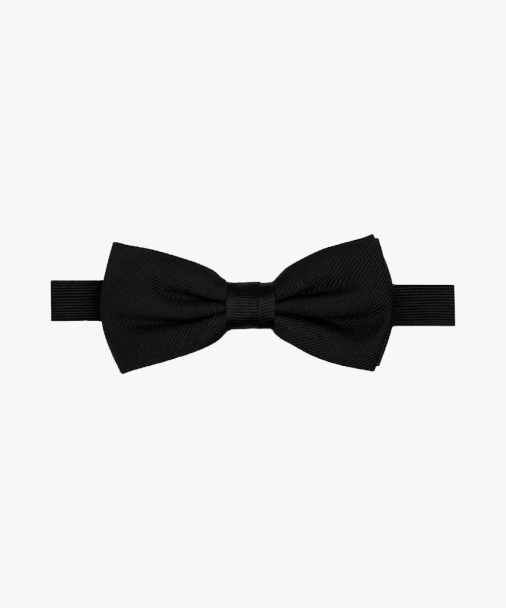 Profuomo-Bowtie silk woven-PP5V00002A-001 Black-ZWART