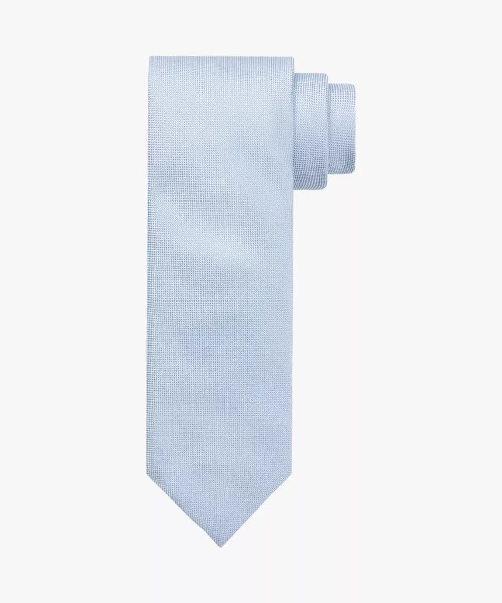 Profuomo-Tie silk woven blue-PP6AA0005C-400 Blue-BLAUW