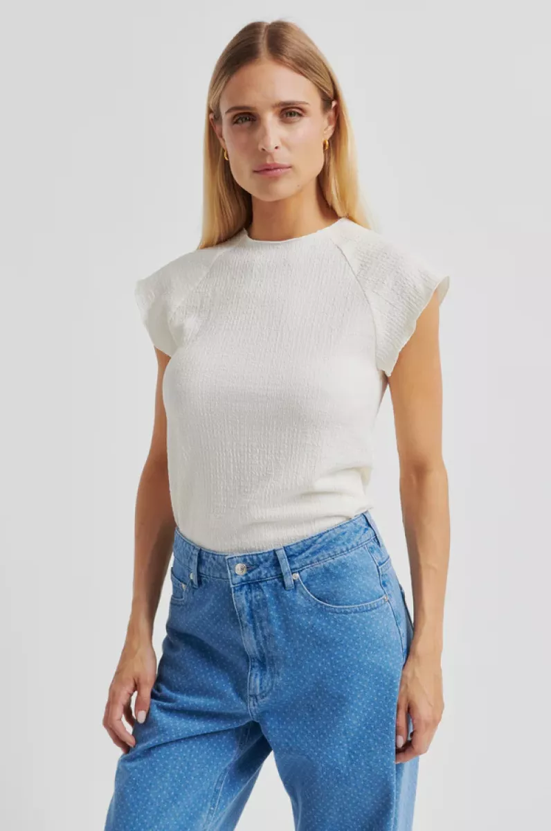 Second Female-Blouse KM-Paria Tee-0508 Tofu-CREME