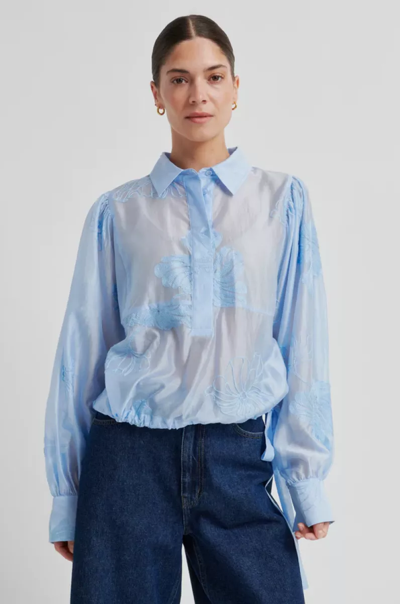 Second Female-Blouse LM-Vira Blouse-Windsurfer-BLUE