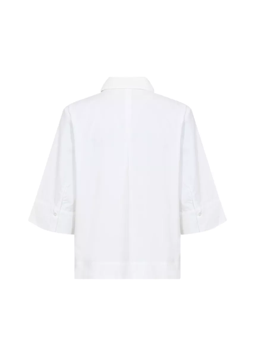 SOYA CONCEPTS-Blouse KM-Netti 118-1000-WIT