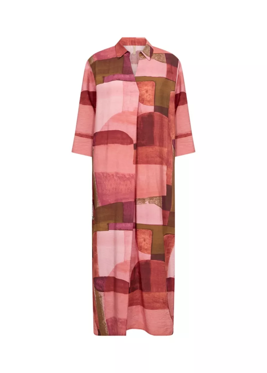 SOYA CONCEPTS-Dress-Catania 4-4390-ROOD COMBINATIES