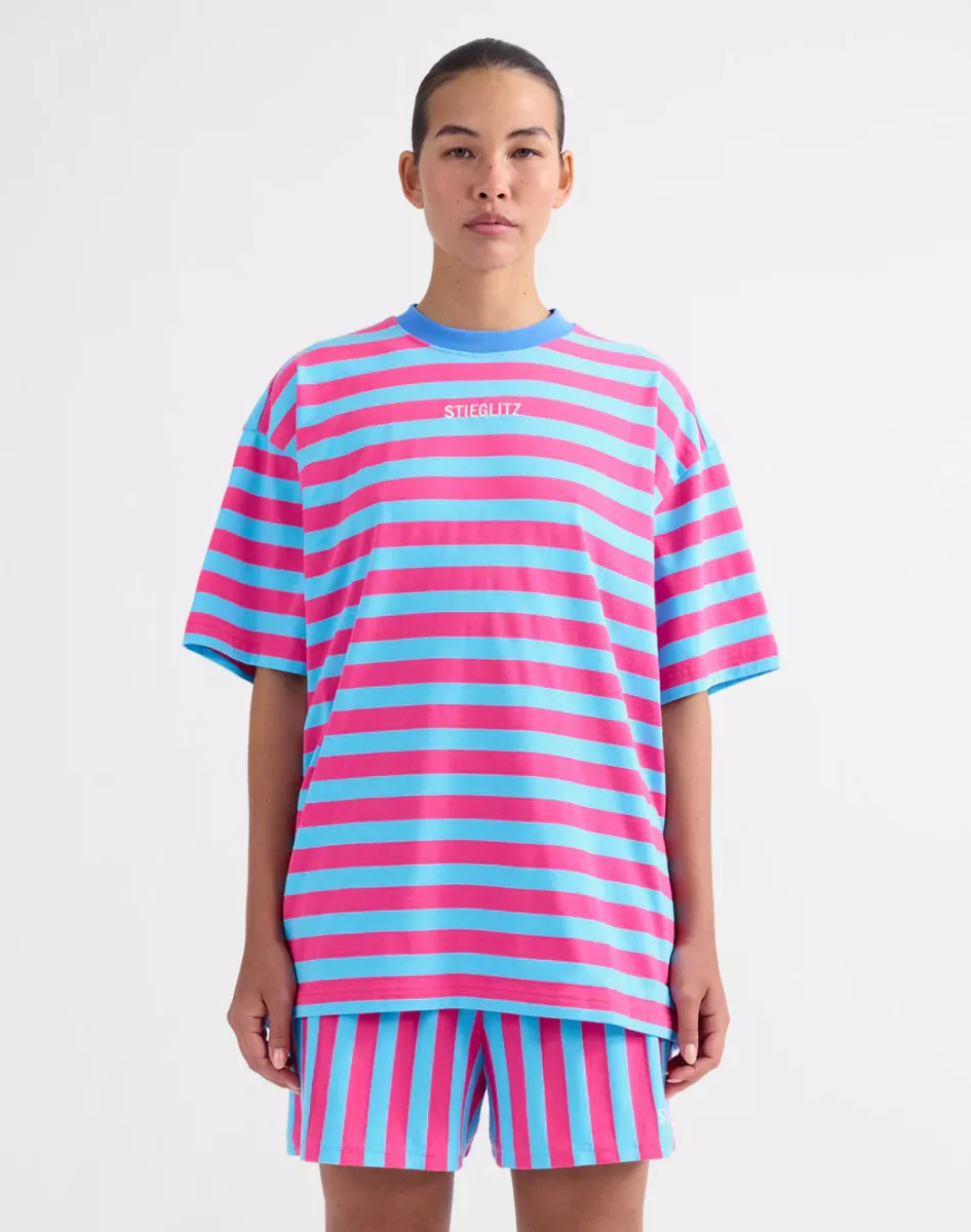 Stieglitz-Joana Regular T-shirt-S2602002-007 Pink-PINK