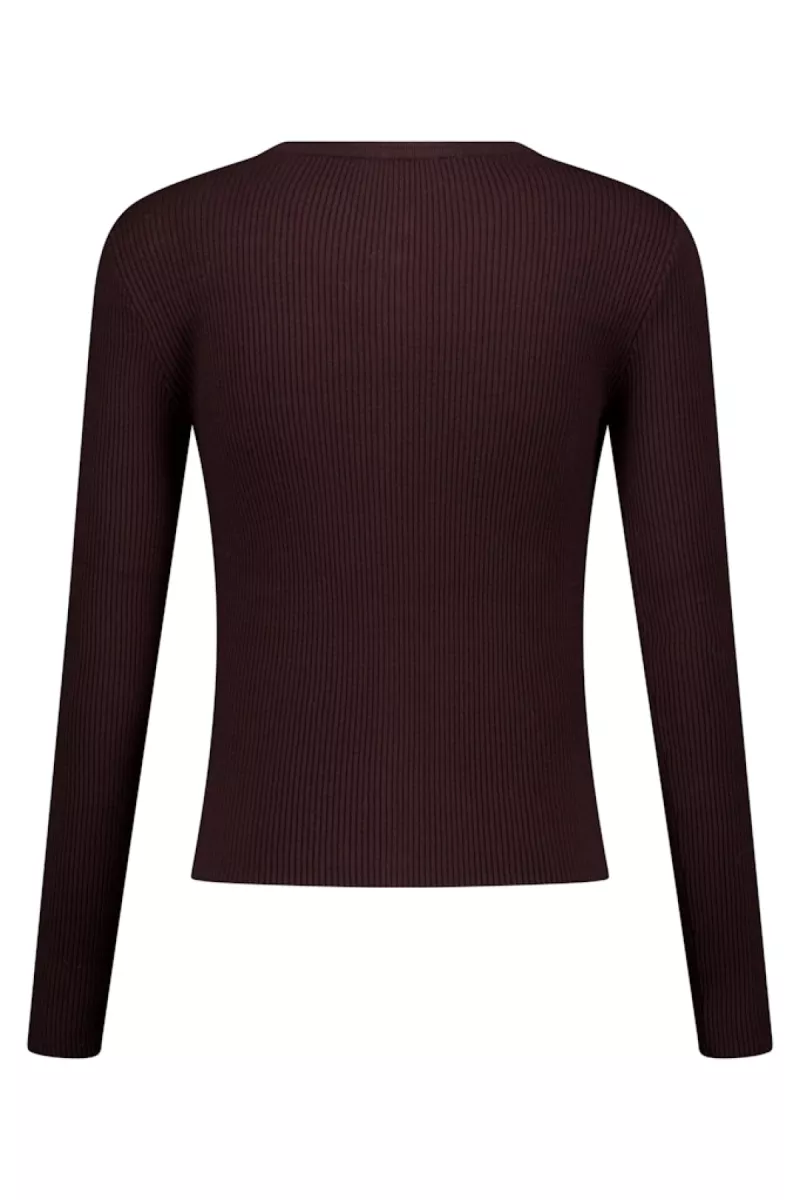 studio-anneloes-sienna-cardigan-13603-8700-espresso-bruin-4 STUDIO ANNELOES-Sienna cardigan-13603-8700 Espresso-BRUIN