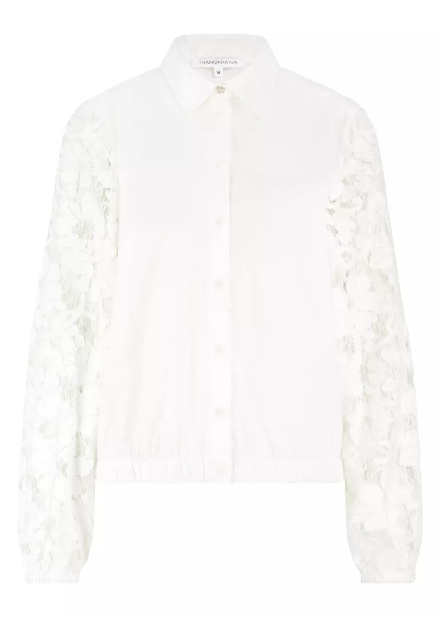 TRAMONTANA-Blouse-C35-19-301-001100-OFF WHITE
