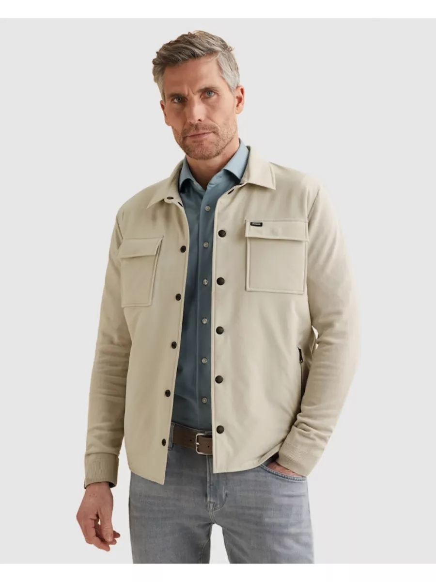 Vanguard-Button jacket cotton modal-VKC2602356-9017 Moonstruck-LICHT-/ZACHT GEEL