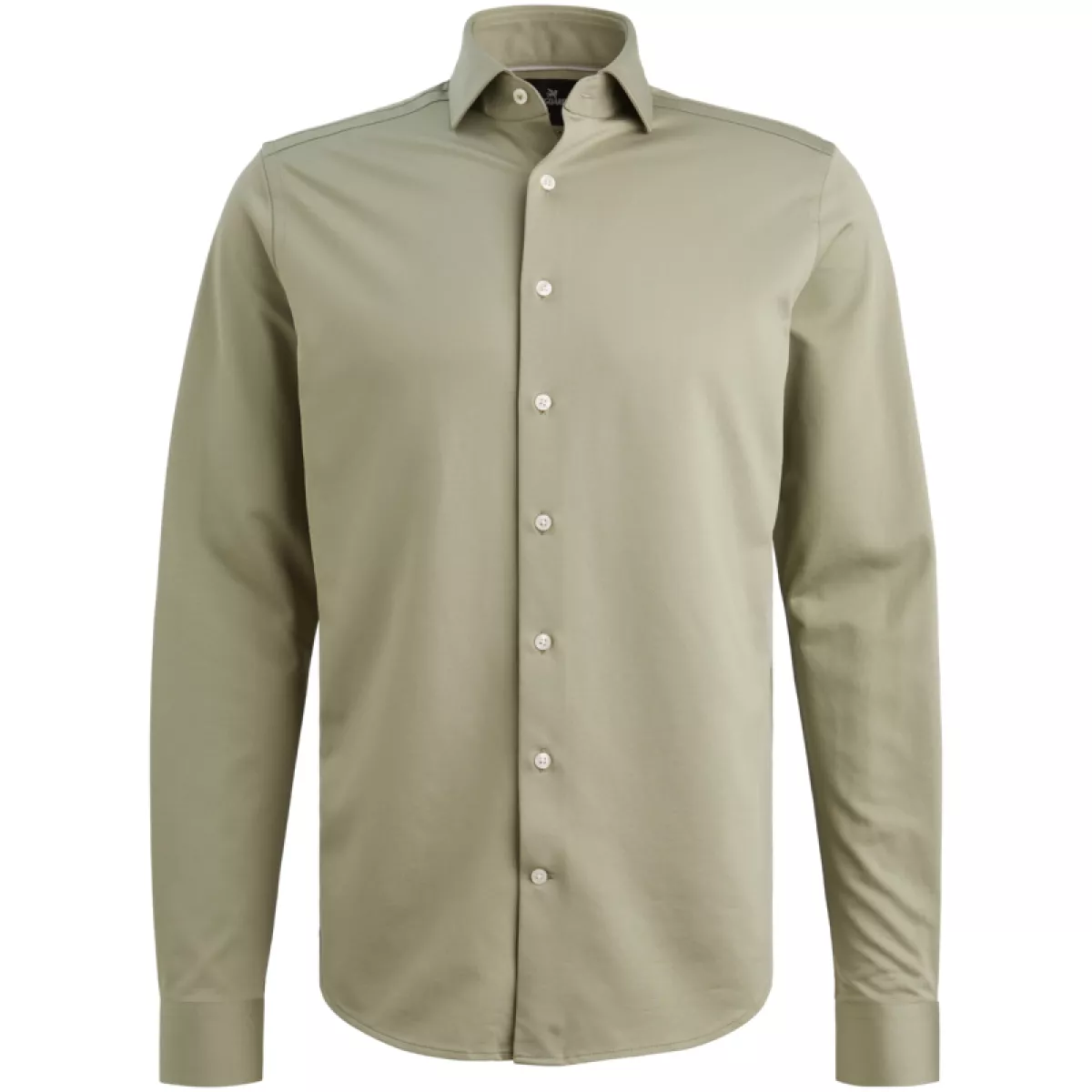Vanguard-LONG SLEEVE SHIRT CF Oxford Jersey-VSI2602201-6390 Tea-GROEN