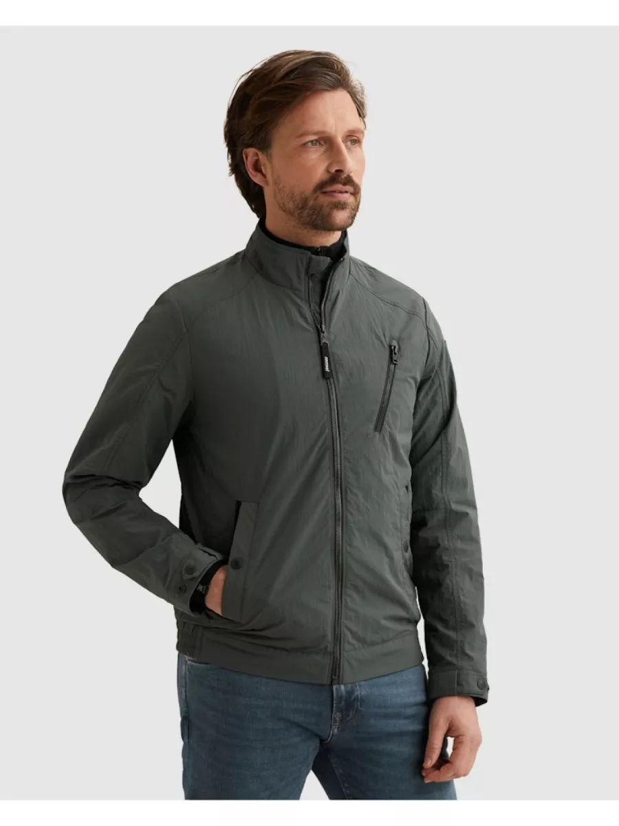 Vanguard-Short jacket Shirt Biker Jacket Cr-VJA2602173-6026-DONKER GROEN