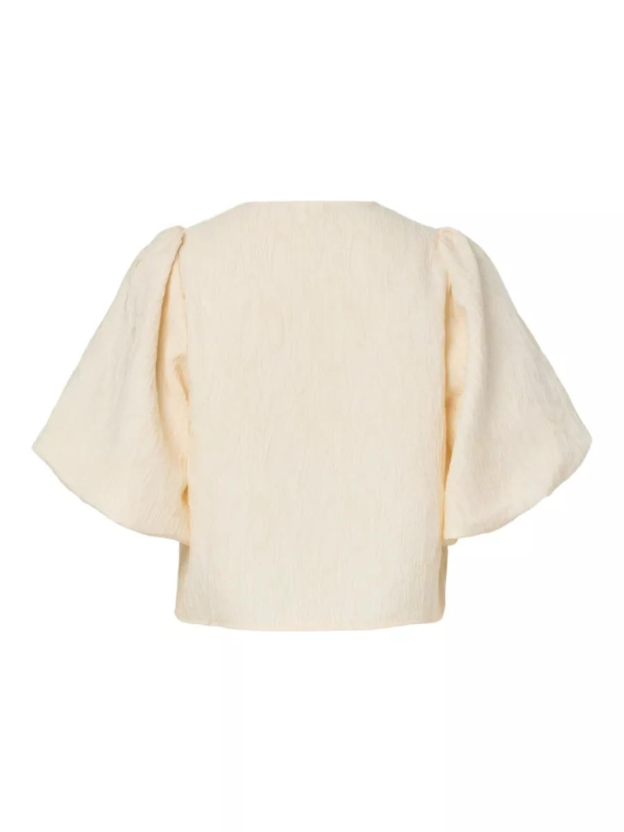 Y.A.S-YASMINU 2/4 SHORT TOP S. NOOS-26037107-Gardenia-WIT