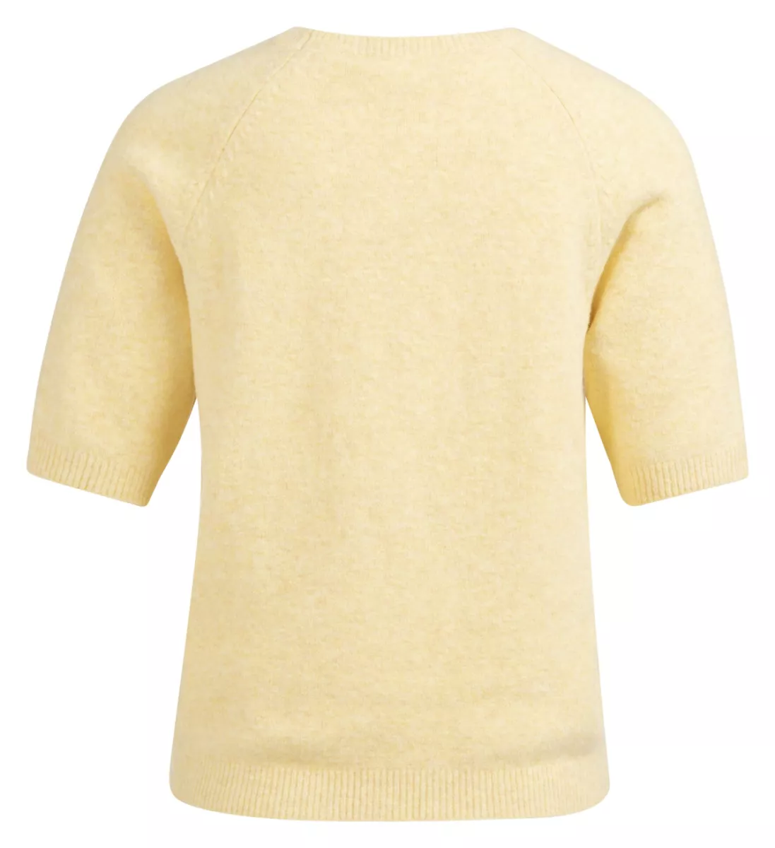 YAYA-Zachte trui met korte mouwen; Acrylic/Polyamide/Cotton/Elastane; 309152-01-000458-602-309152-GEEL