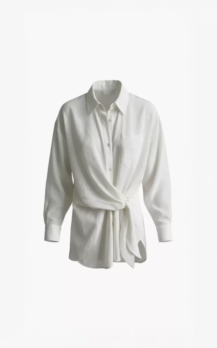 Aimee The Label-Blouse LM-Philou-White-OFF WHITE