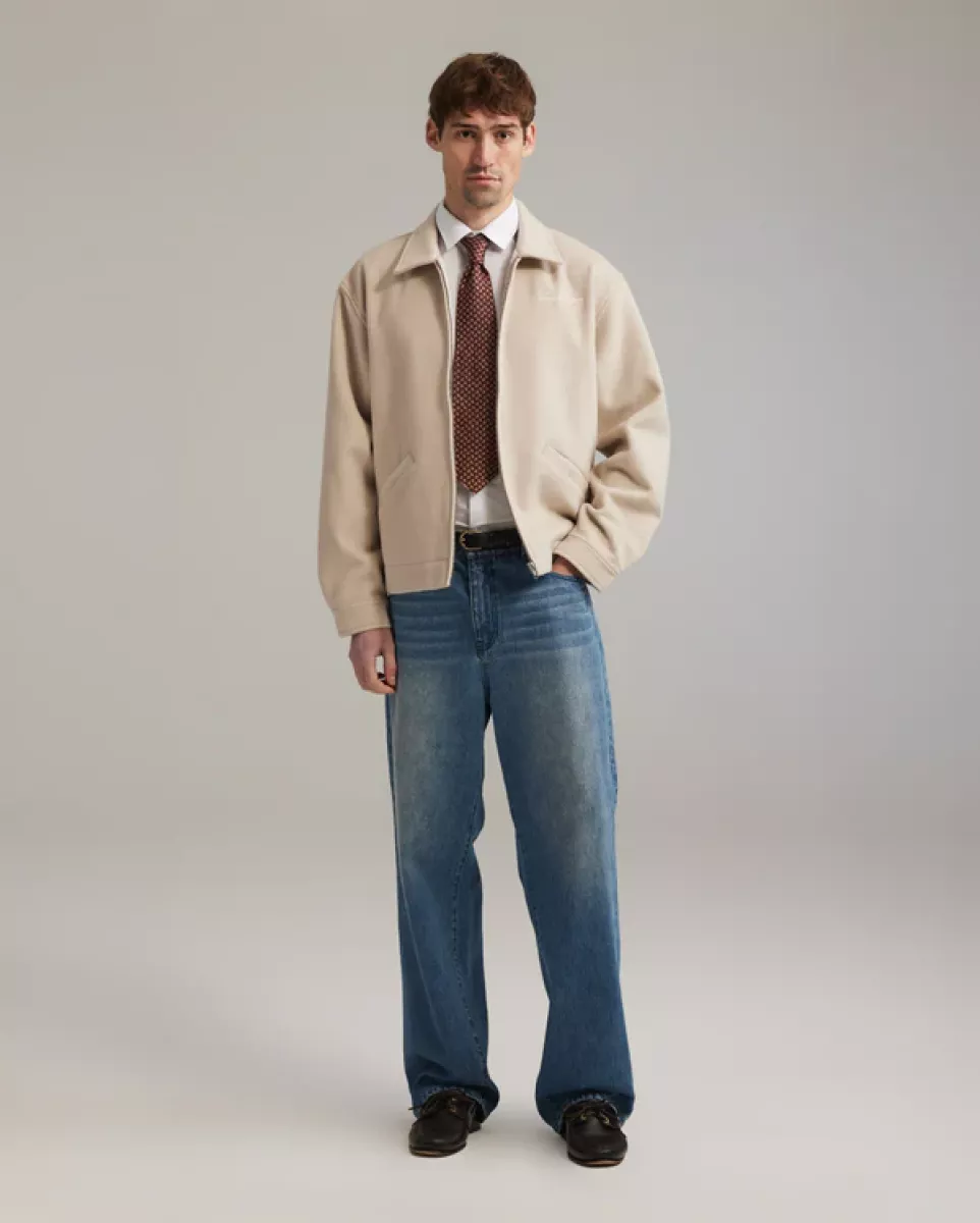 Ange projects-Boiled wool jacket-26-SS-004-Ecru-ECRU