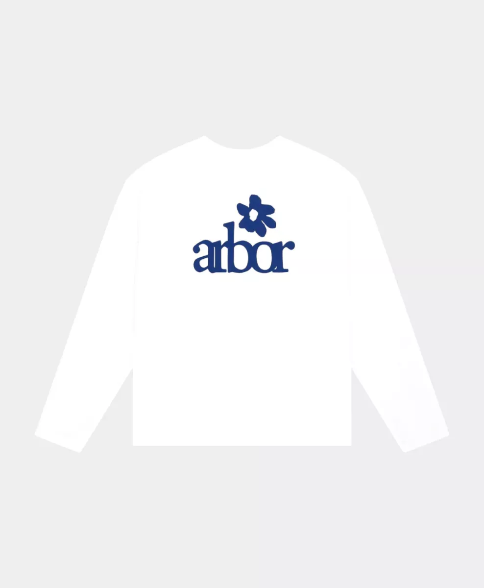 Arbor antwerp--Lotus longsleeve-White-WIT