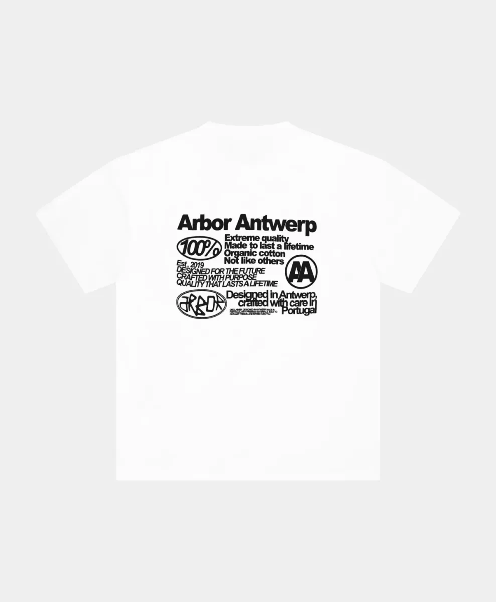 Arbor antwerp--Quality t-shirt-Black-ZWART