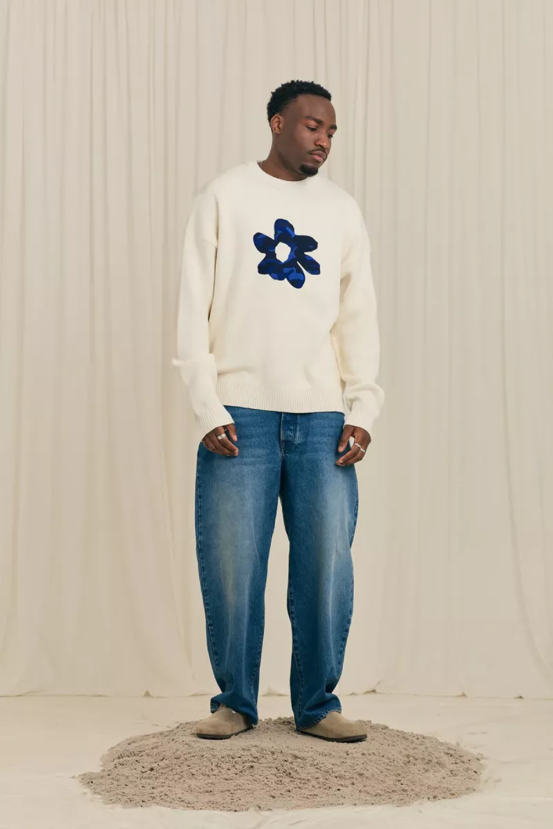 Arbor antwerp--Violet knit-Camo-LEGERGROEN