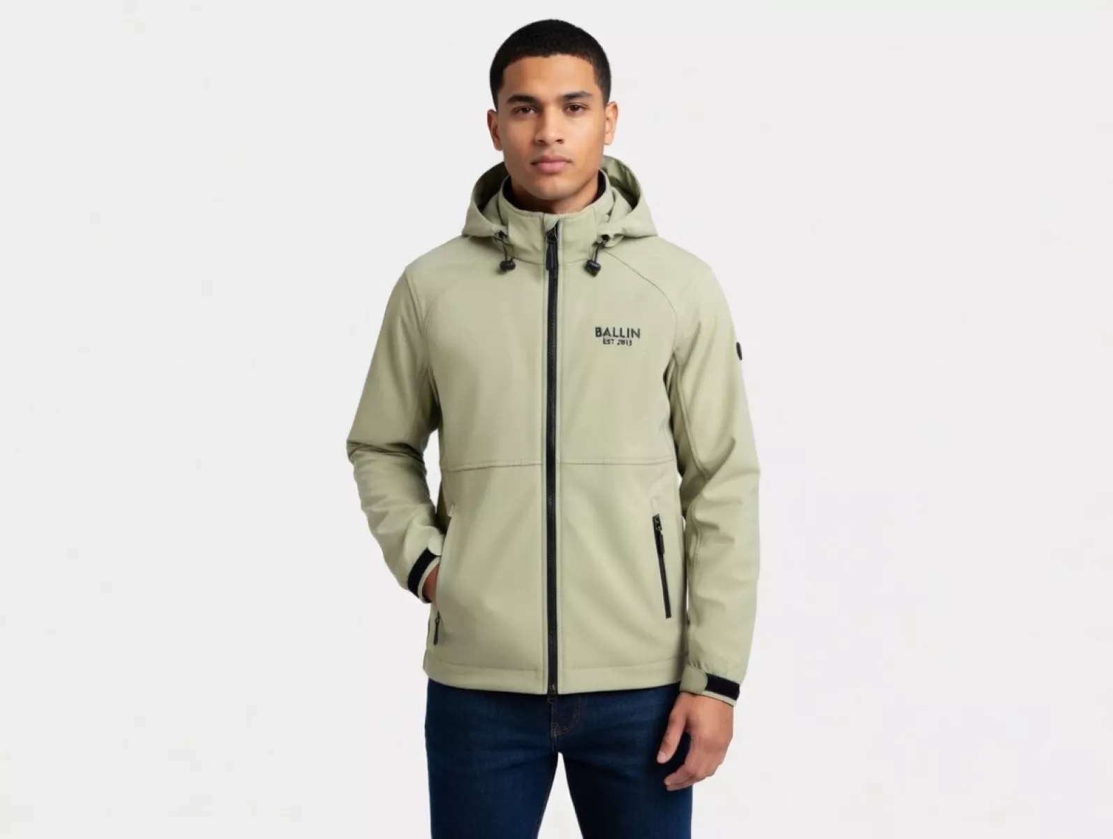 BALLIN-Ballin softshell-6630-Iceberg green-GROEN