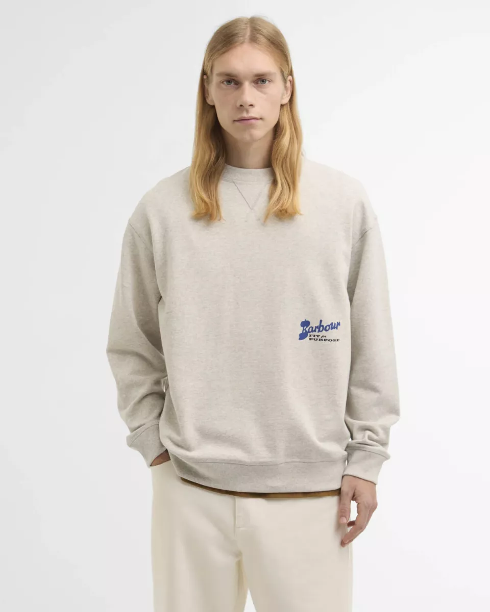 Barbour-Blythe crewneck-MOL0740-BE54 Neutral marl-NATUREL