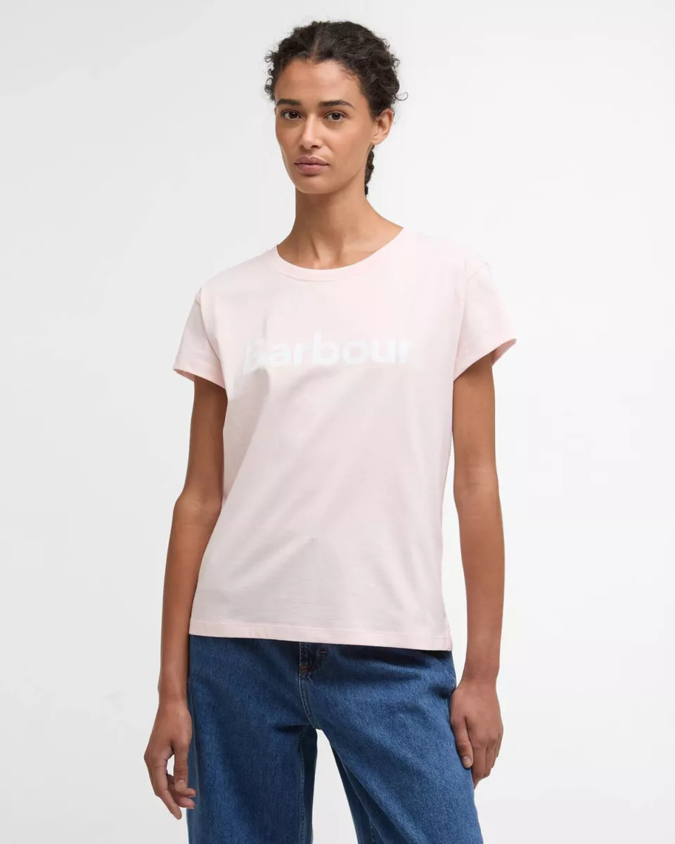 Barbour-Hartland t-shirt-LTS0717-PI37 Pink-ROSE