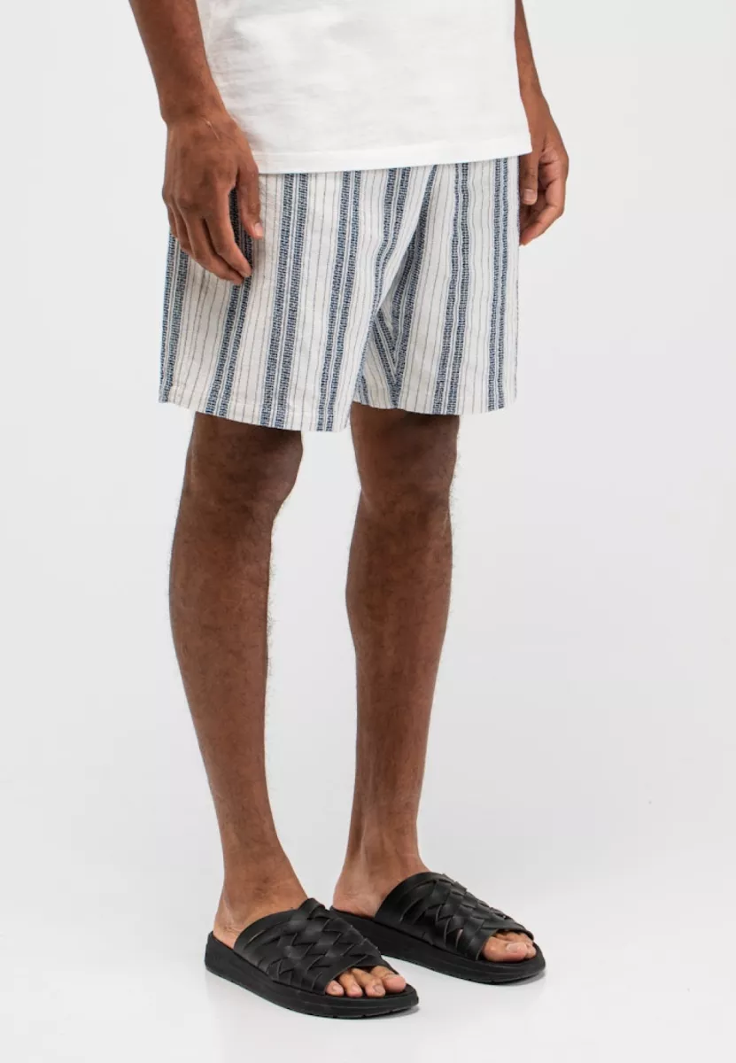BUTCHER OF BLUE-Alex stripe short-M2611063-890 Alaska blue-NAVY
