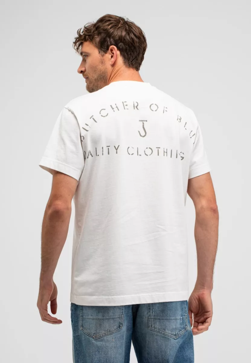 BUTCHER OF BLUE-Army QCC loose tee-M2613040-112 Titan white-OFF WHITE