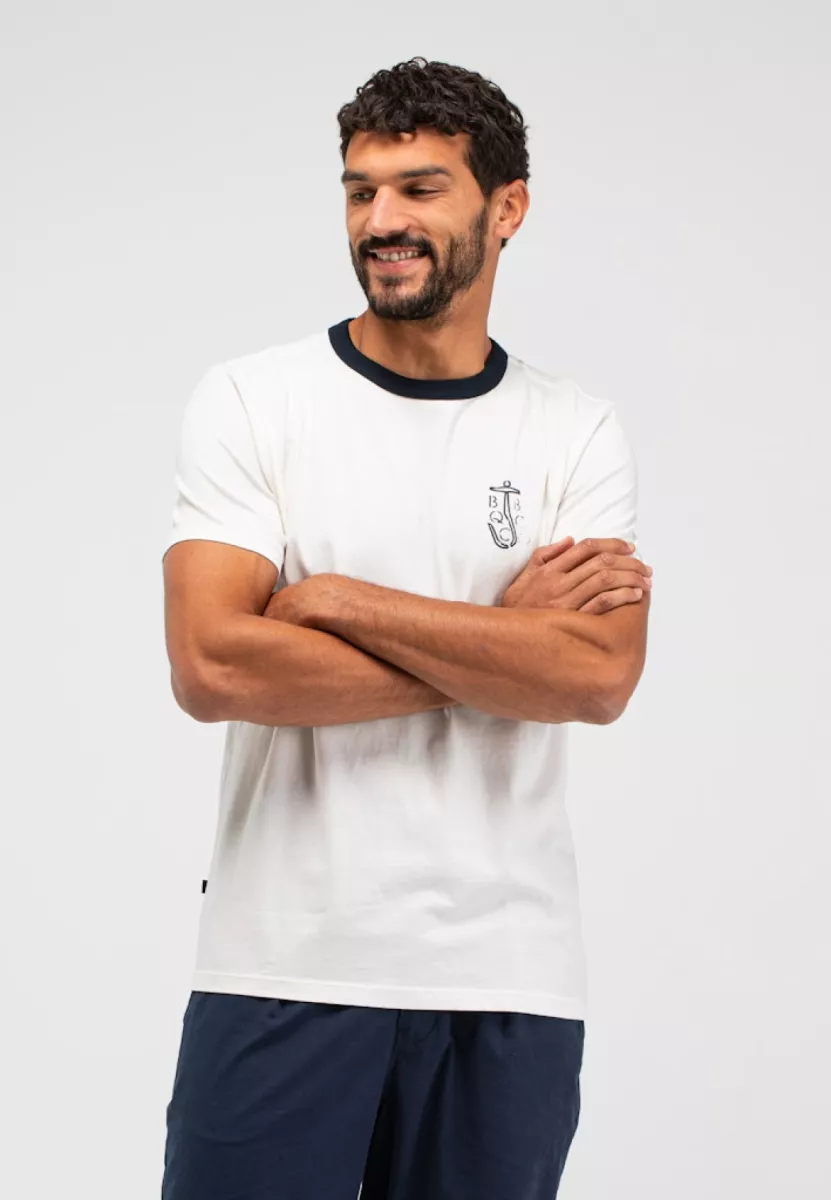 BUTCHER OF BLUE-Classic anchor tee-M2613034-112 Titan white-OFF WHITE