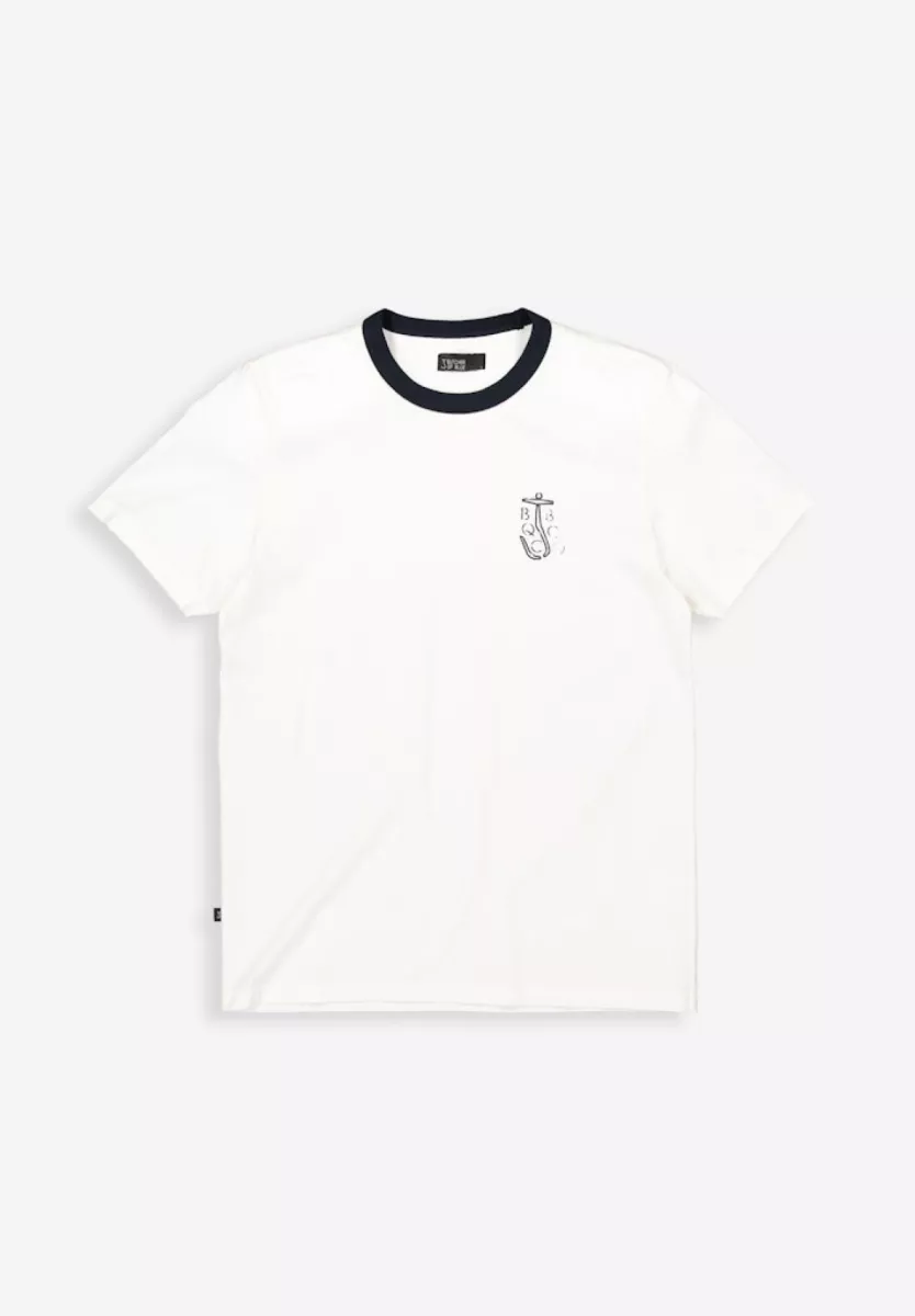 BUTCHER OF BLUE-Classic anchor tee-M2613034-112 Titan white-OFF WHITE