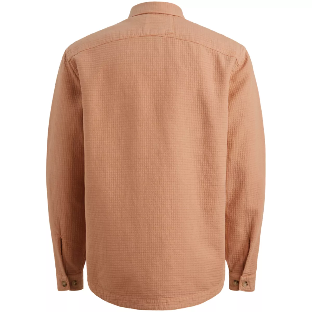 CAST IRON-LONG SLEEVE SHIRT GD Block structu-CSI2603224-3018 Cafe creme-CAFE