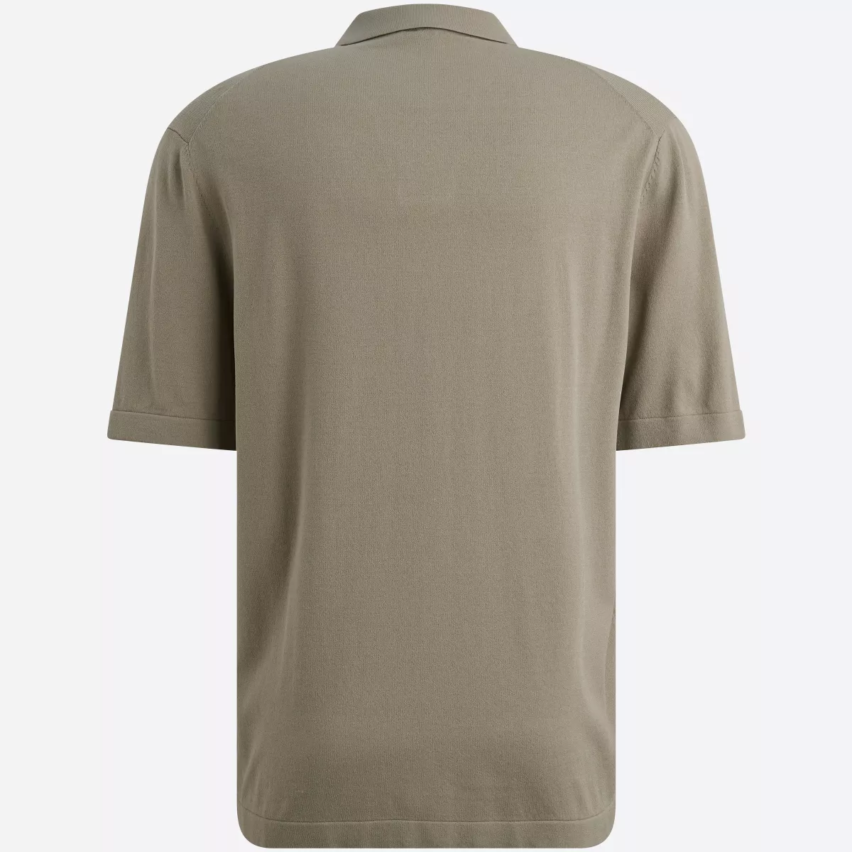 CAST IRON-Short sleeve polo regular fit visc-CPSS2603854-8023 Aluminim-LICHT-/PAREL GRIJS