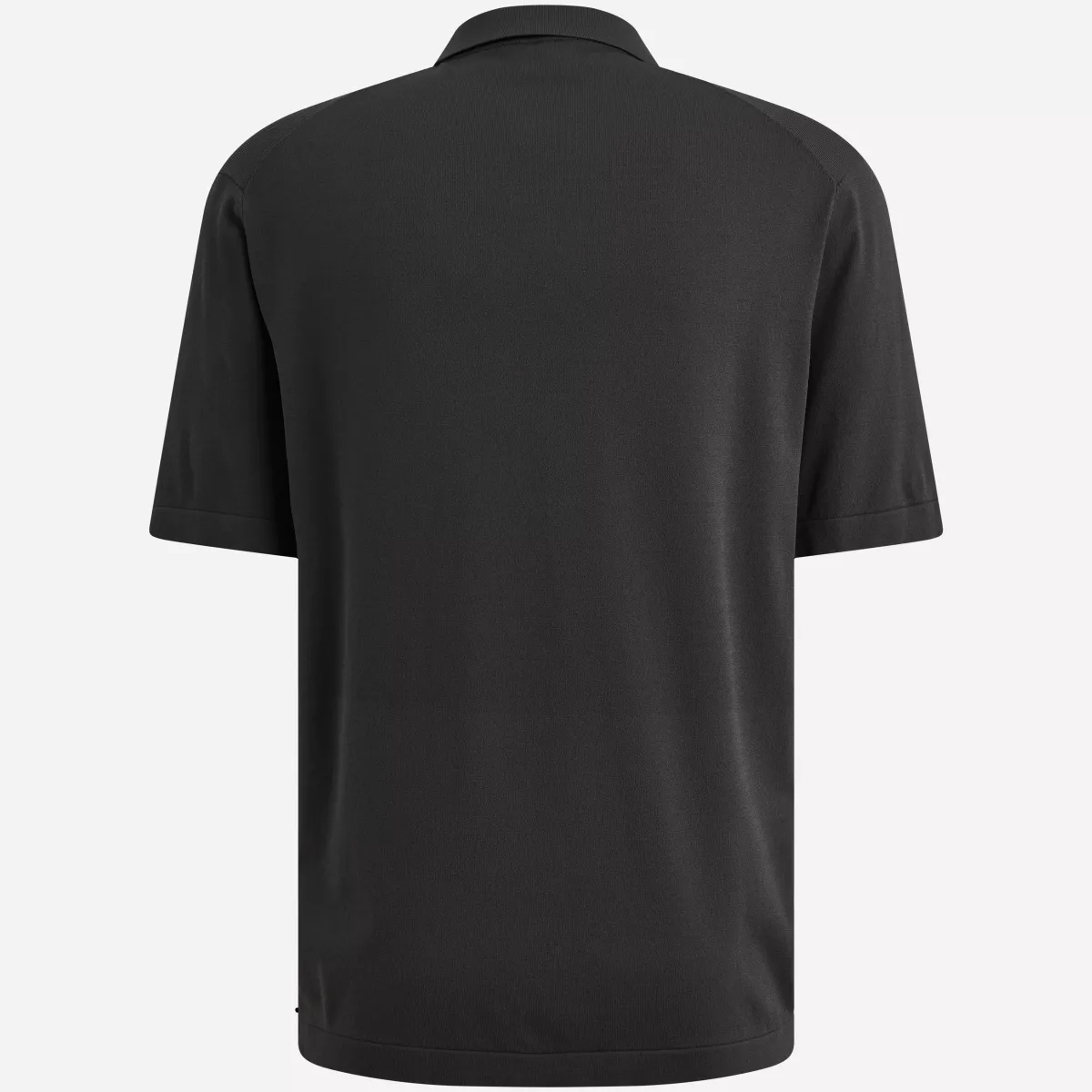CAST IRON-Short sleeve polo regular fit visc-CPSS2603854-9159 Black-ZWART