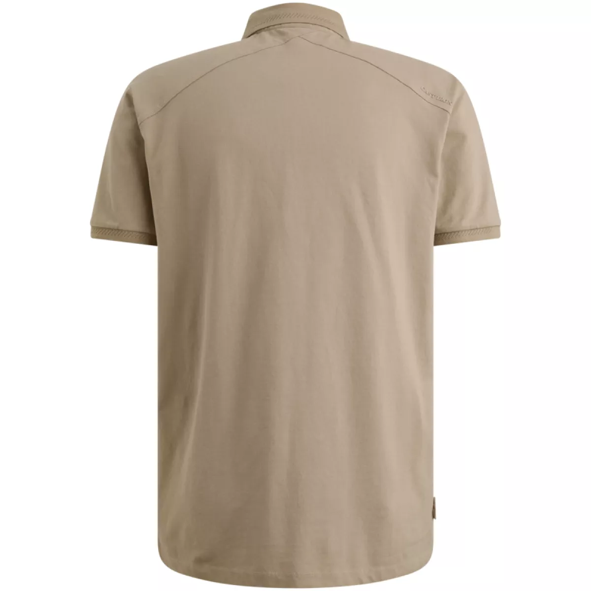 CAST IRON-Short sleeve polo slim fit fine pique-CPSS2603851-8023 Aluminum-LICHT-/PAREL GRIJS