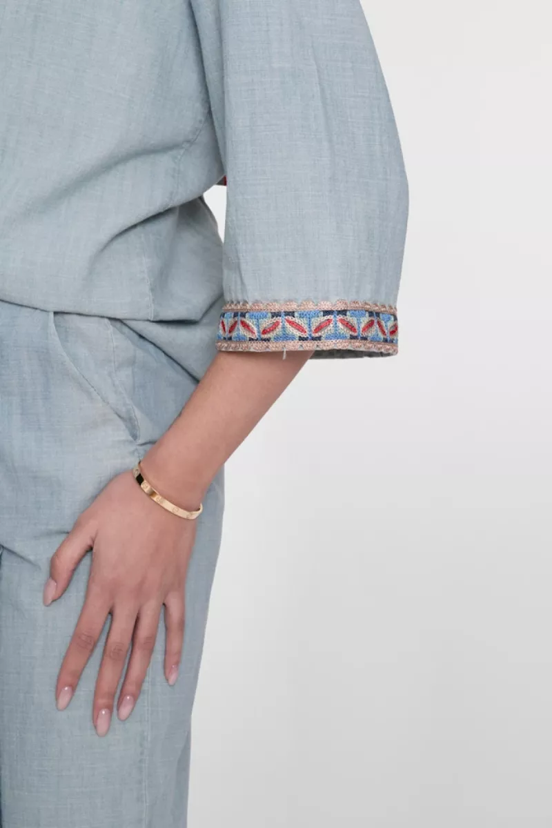 geisha-blouse-chambray-with-tape-63161-70-635-jeansblue-denim-4 GEISHA-Blouse chambray with tape-63161-70-635 Jeansblue-DENIM