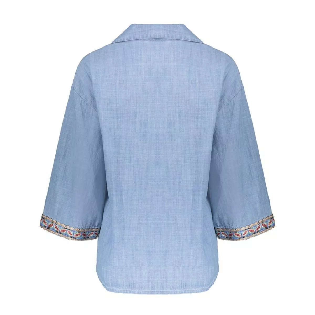 geisha-blouse-chambray-with-tape-63161-70-635-jeansblue-denim-5 GEISHA-Blouse chambray with tape-63161-70-635 Jeansblue-DENIM