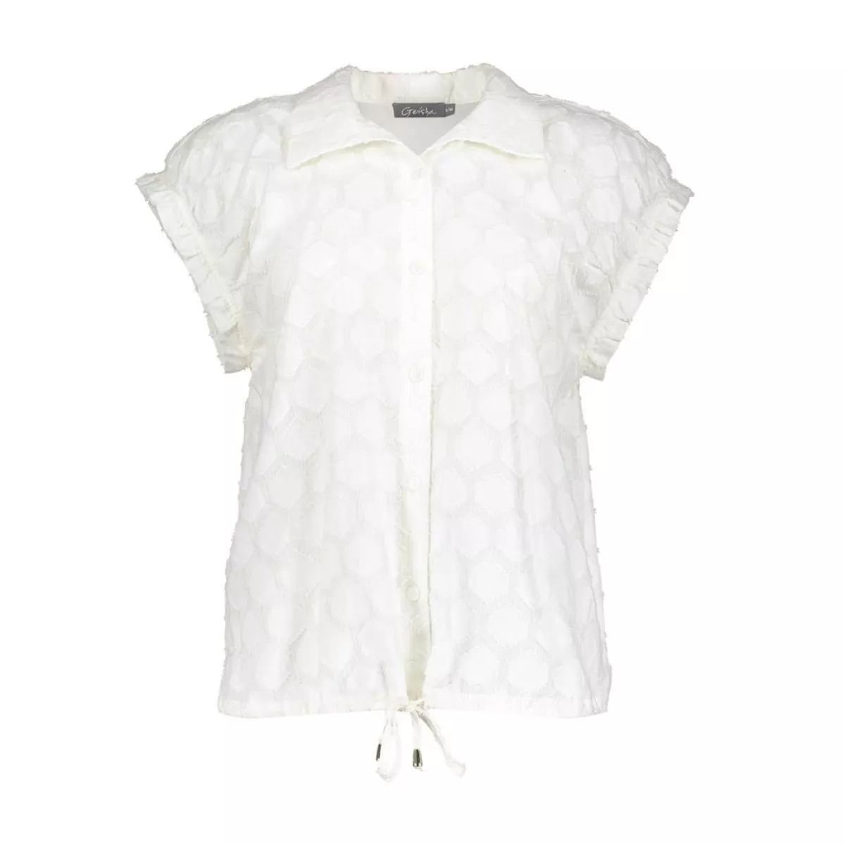 GEISHA-Blouse lurex-63235-26-10 off-white-OFF WHITE