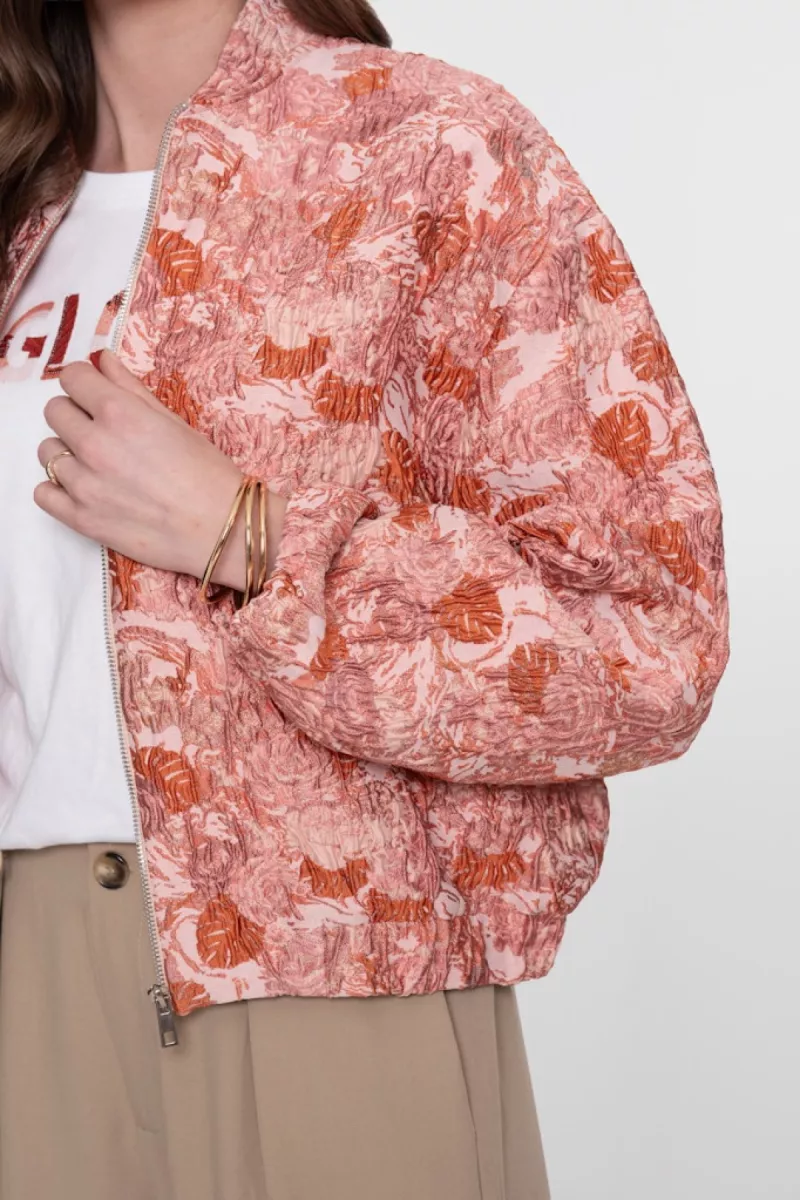 geisha-bomber-jacquard-65032-21-420-pink-combi-rose-4 GEISHA-Bomber jacquard-65032-21-420 Pink combi-ROSE