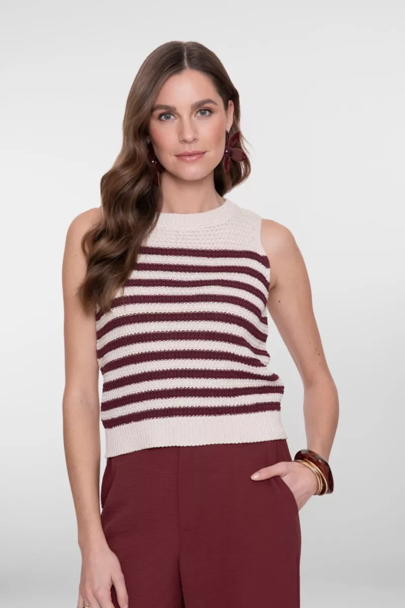 geisha-spencer-triped-64093-70-10-off-white-cherry-red-off-white-1 GEISHA-Spencer triped-64093-70-10 off-white/cherry red-OFF WHITE