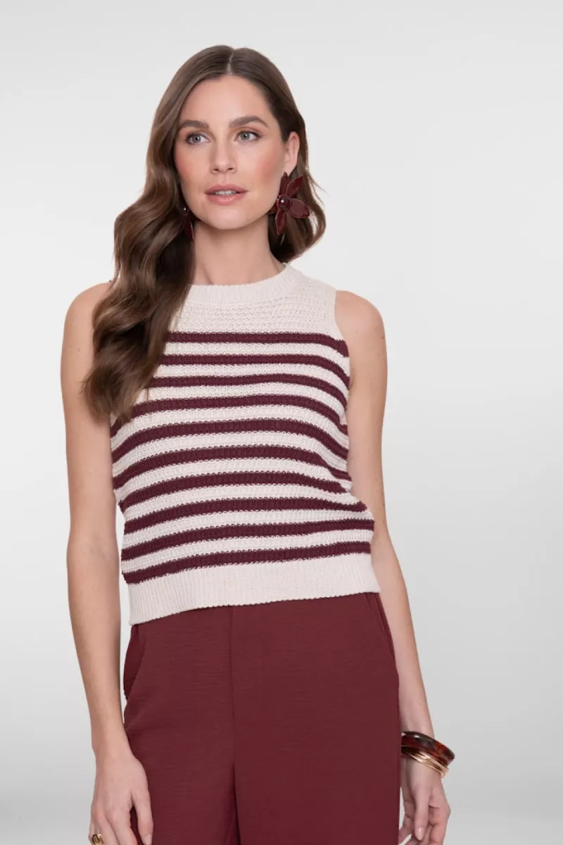 geisha-spencer-triped-64093-70-10-off-white-cherry-red-off-white-2 GEISHA-Spencer triped-64093-70-10 off-white/cherry red-OFF WHITE