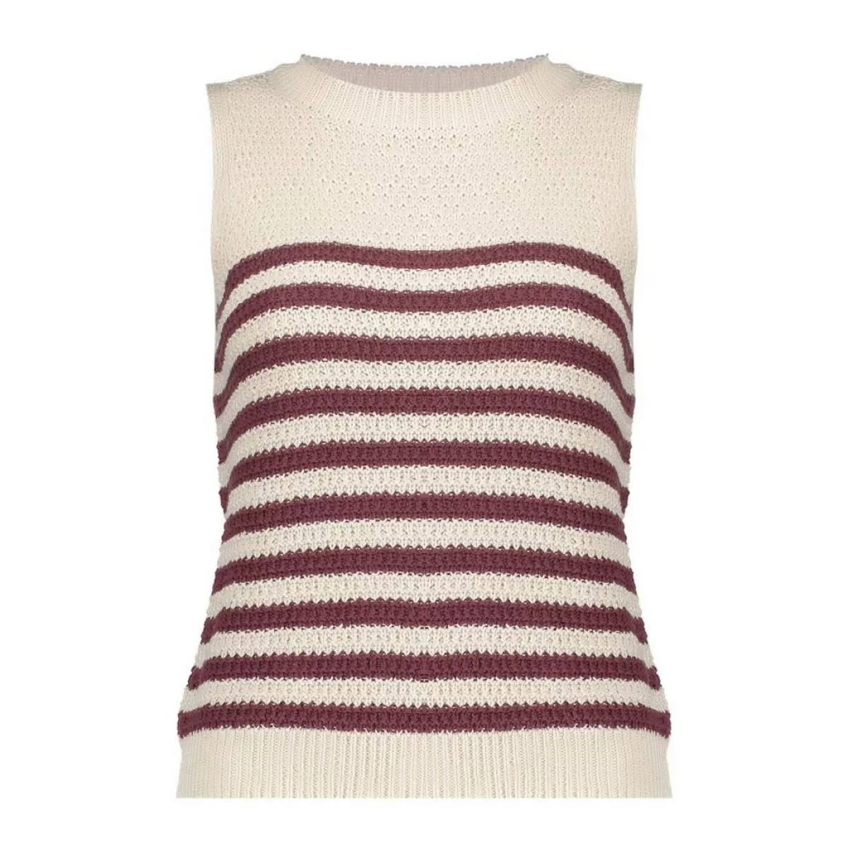 GEISHA-Spencer triped-64093-70-10 off-white/cherry red-OFF WHITE