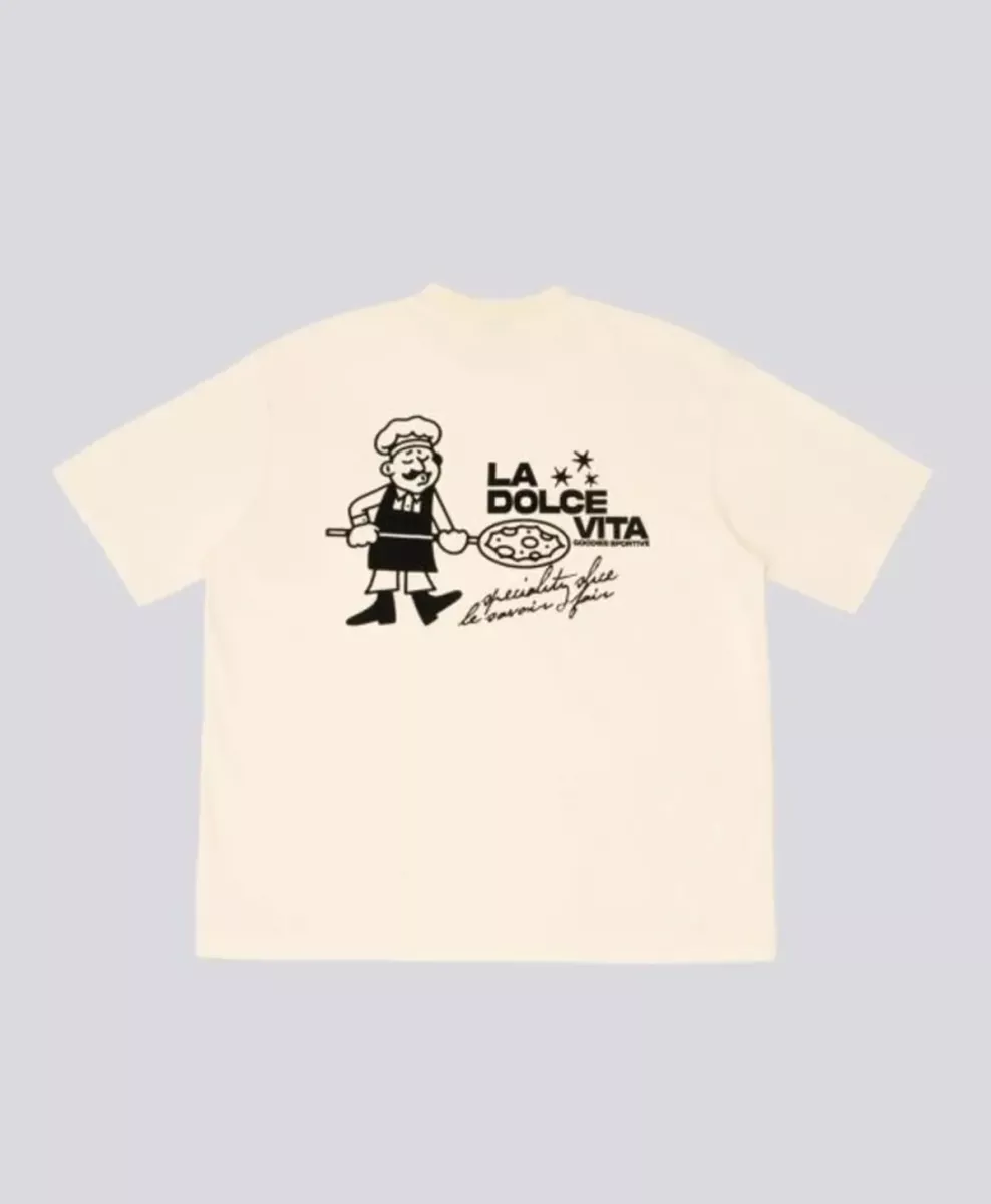 Goodies Sportive-Dolce vita tee-DVT26-Butter-BEIGE