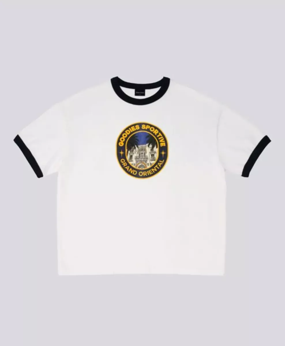 Goodies Sportive-Grand oriental ringer tee-GORT26-White Navy-WIT