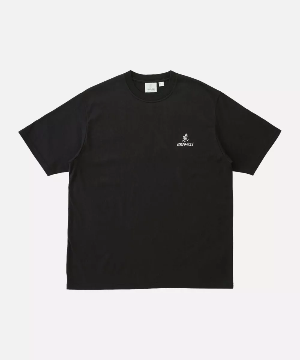 Gramicci-One point logo tee-G4SU-T096-Black-ZWART