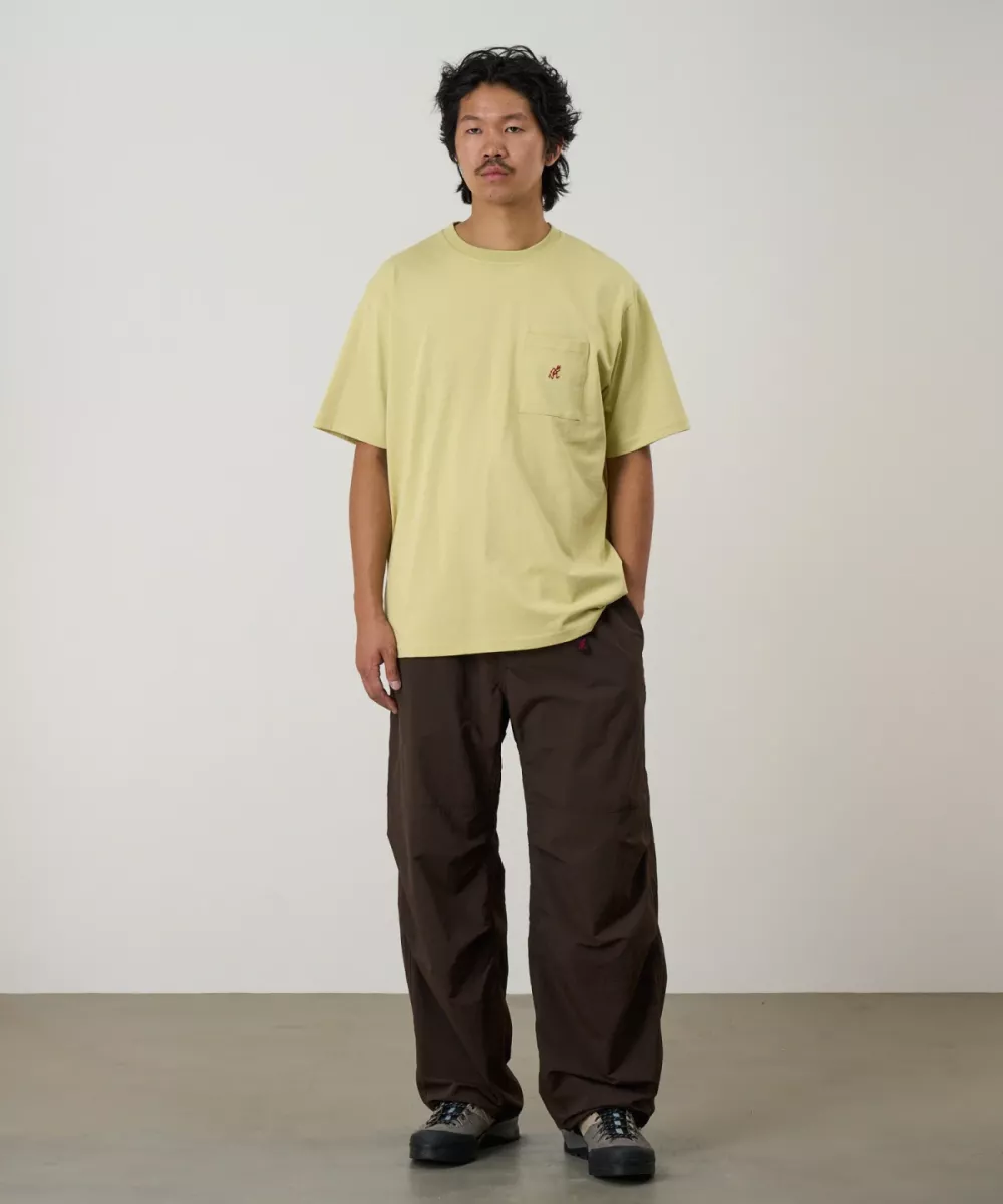 Gramicci-One point tee-G304-OGJ-Lime-LIME