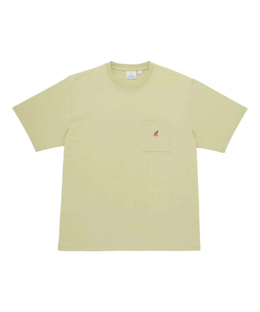 Gramicci-One point tee-G304-OGJ-Lime-LIME
