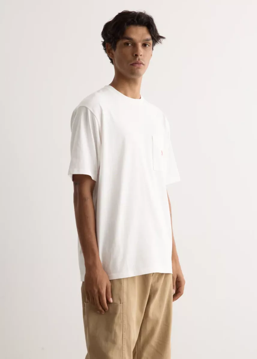 Gramicci-One point tee-G304-OGJ-White-WIT