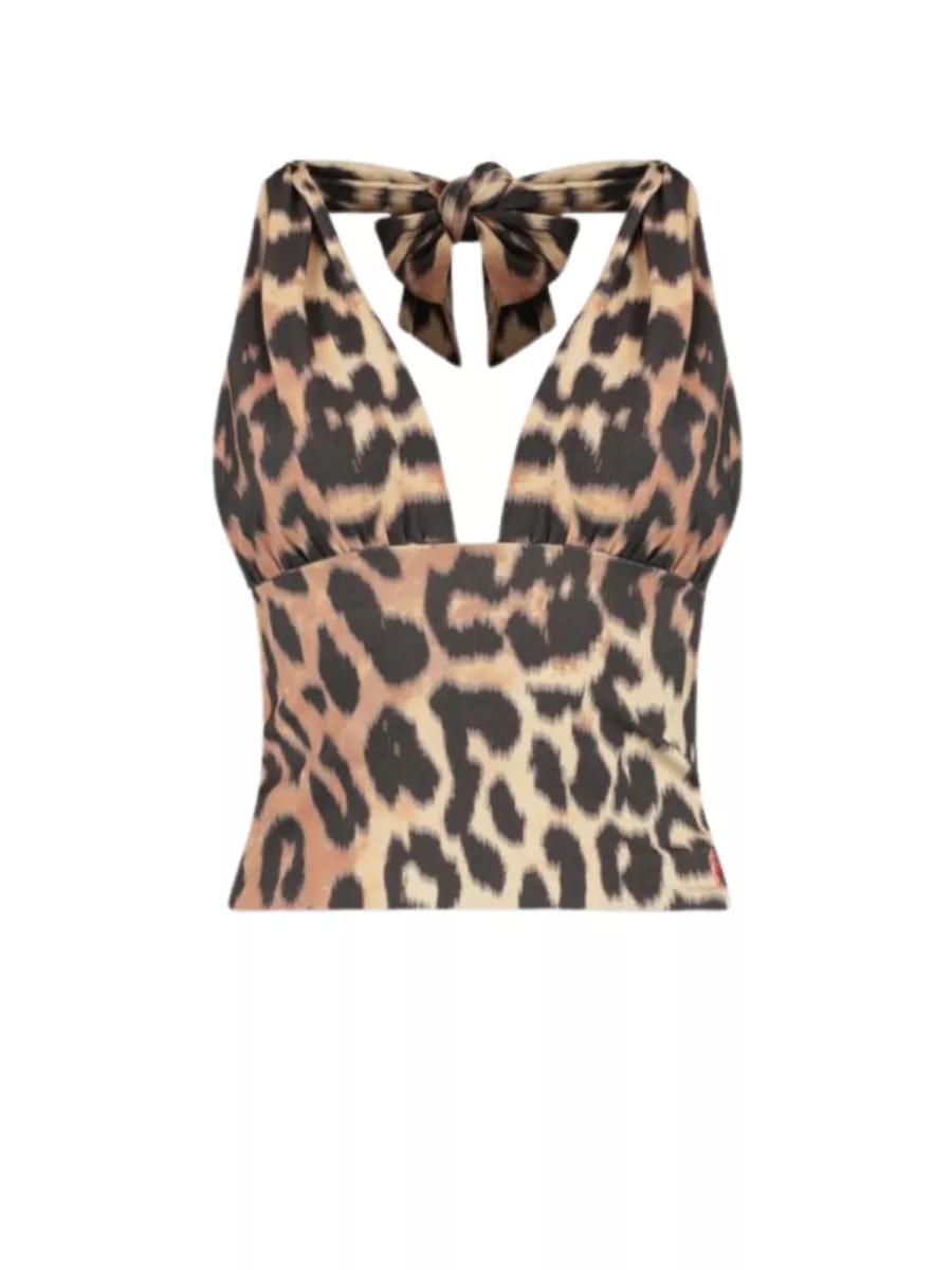 Harper & Yve--SS6T400-1104 Lexie Leopard Light-BRUIN COMBINATIES