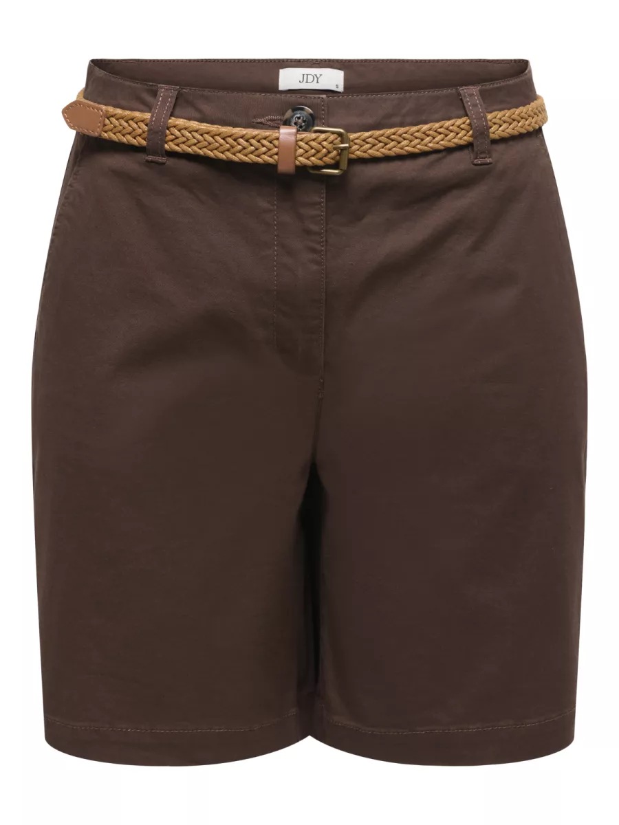 JDY-JDYCHICAGO MW BERMUDA SHORTS WVN NO-15369843-Chicory Coffee-CAFE