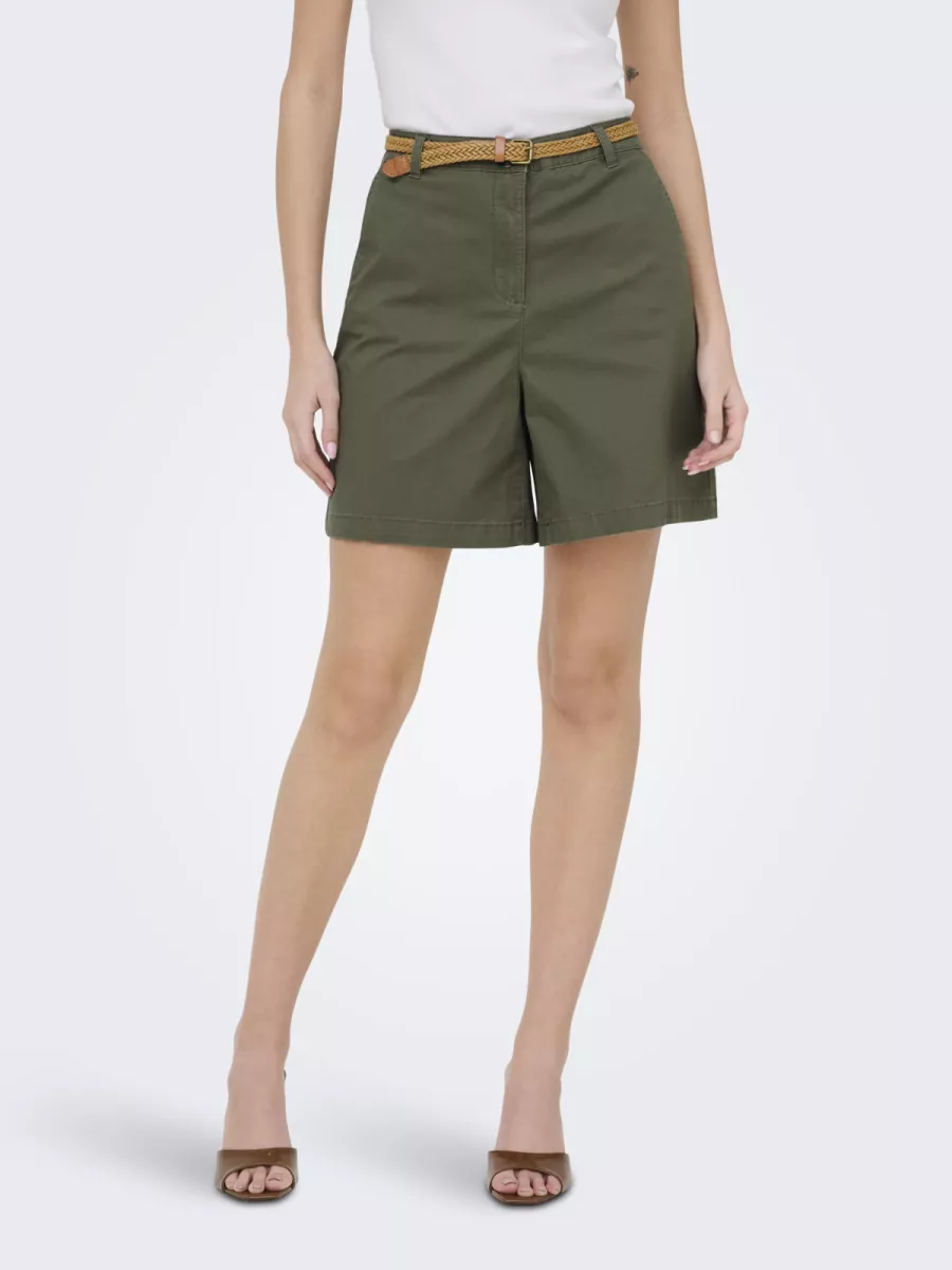 JDY-JDYCHICAGO MW BERMUDA SHORTS WVN NO-15369843-Kalamata-GROEN