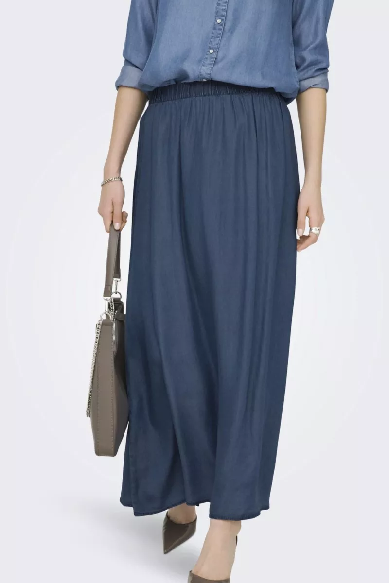 JDY-JDYJASPER MW MAXI SKIRT WVN DIA-15369401-Dark Blue Denim-DONKER DENIM